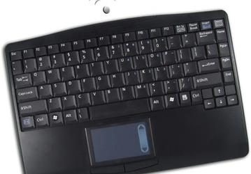 Adesso оснащает тонкую клавиатуру тачпэдом и интерфейсом Bluetooth